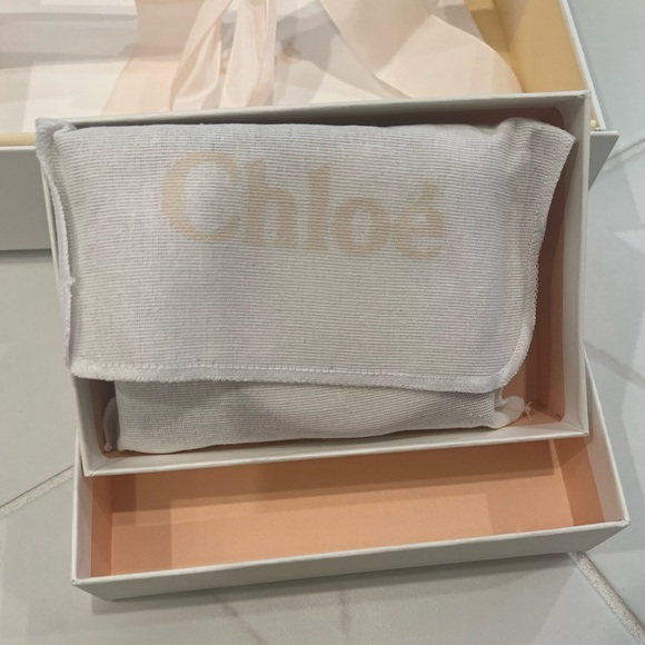 Chloe Marcie Small Tri-fold in Storm Blue NWT Wallet - Picture 7 of 12